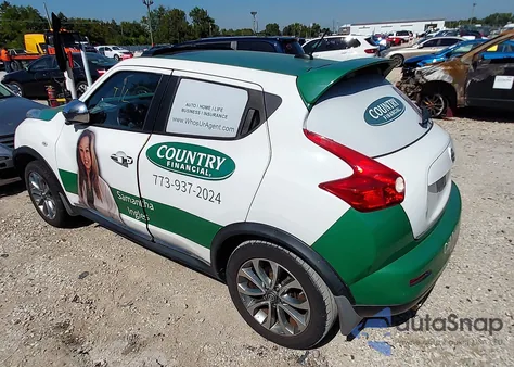 2012 Nissan Juke Sl from USA, damaged, VIN JN8AF5MV3CT127757